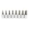 Ingersoll-Rand 8 Piece 3/8 Inch Drive Metric Hex Bit Socket Set 752027X - alternate 2